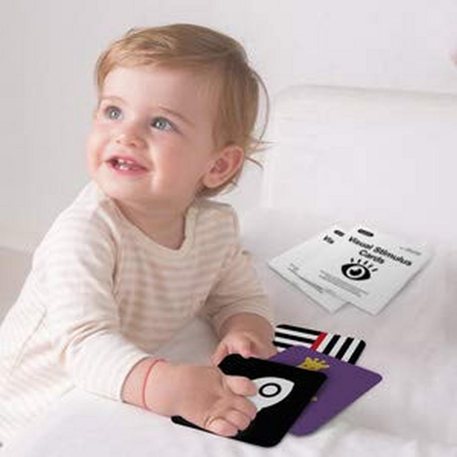 Activity-board  High Contrast Baby Flashcard, bunte visuelle Stimulation Lernaktivität Karte für Babys 