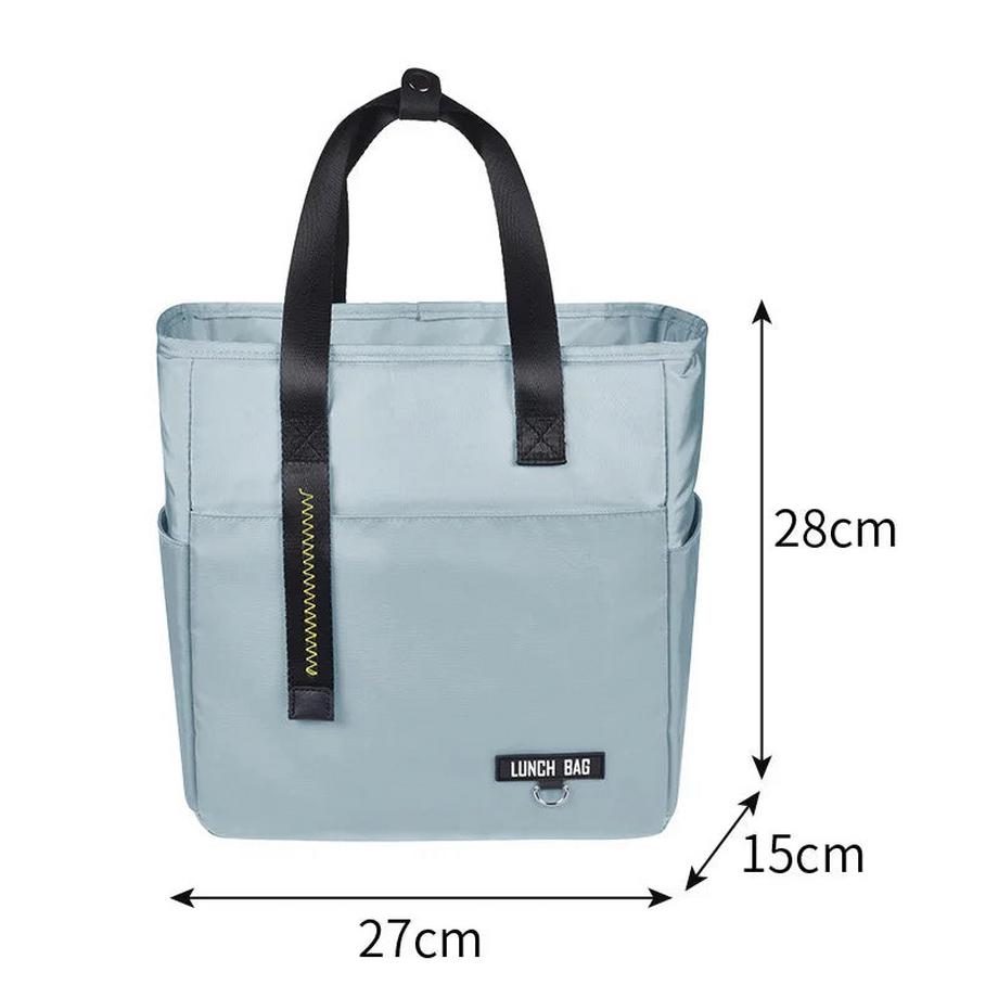 Only-bags.store  Isolierte Bento Lunch Box Thermotasche große Kapazität Lebensmittel Zipper Storage Bags Container Kühler Reise Picknick Handtaschen 