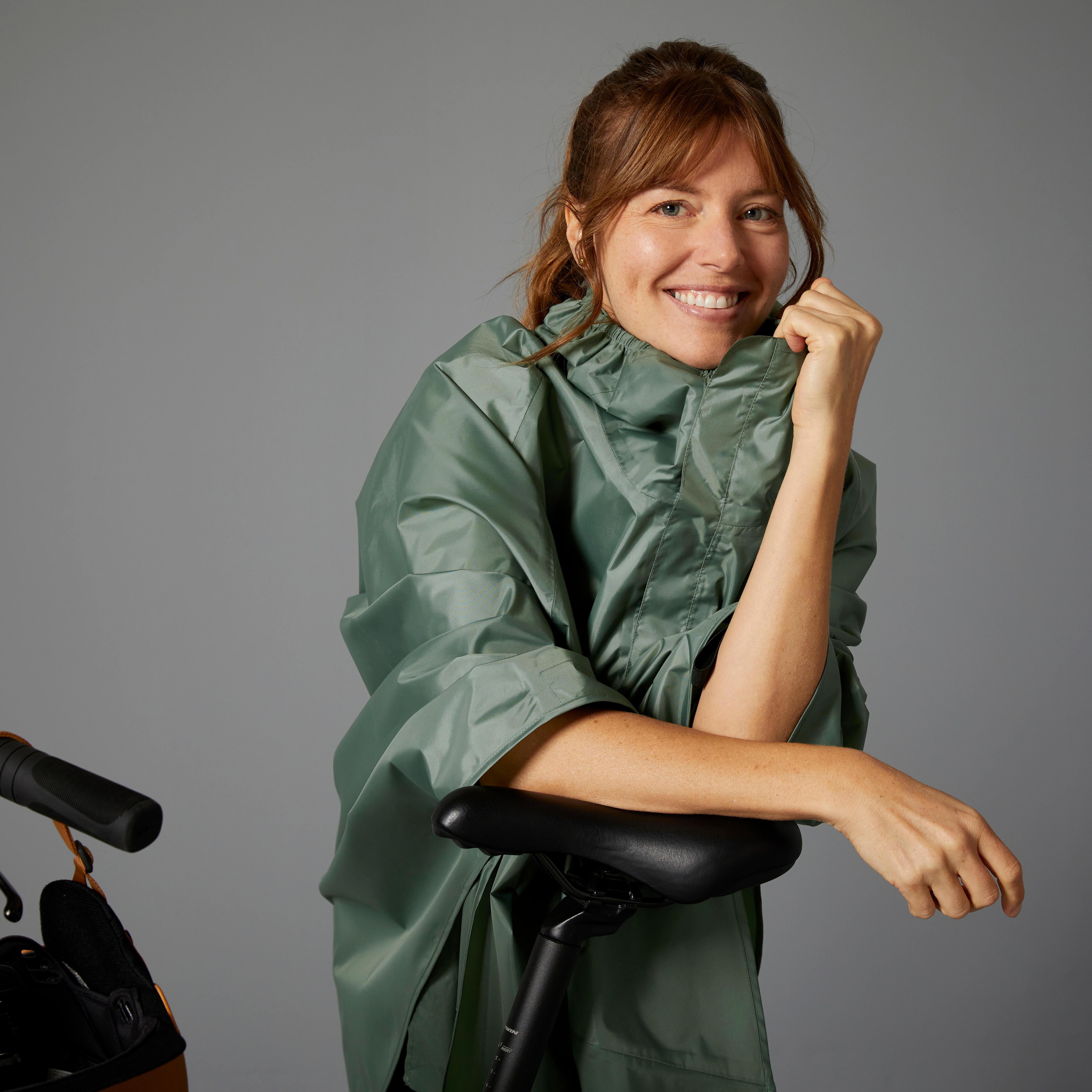 BTWIN  Fahrrad Poncho  wasserdicht Polyester 