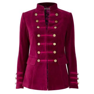 Joe Browns Samt Militärjacke mit Knopfdetails  