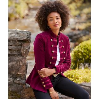 Joe Browns Samt Militärjacke mit Knopfdetails  