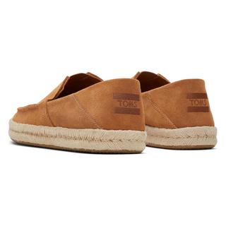 TOMS  espadrillas in pelle scamosciata con suola in tela  alonso loafer rope 