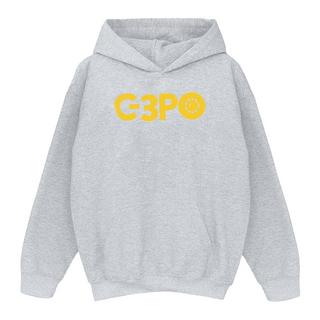 STAR WARS  The Rise Of Skywalker C3PO Text Logo Kapuzenpullover 