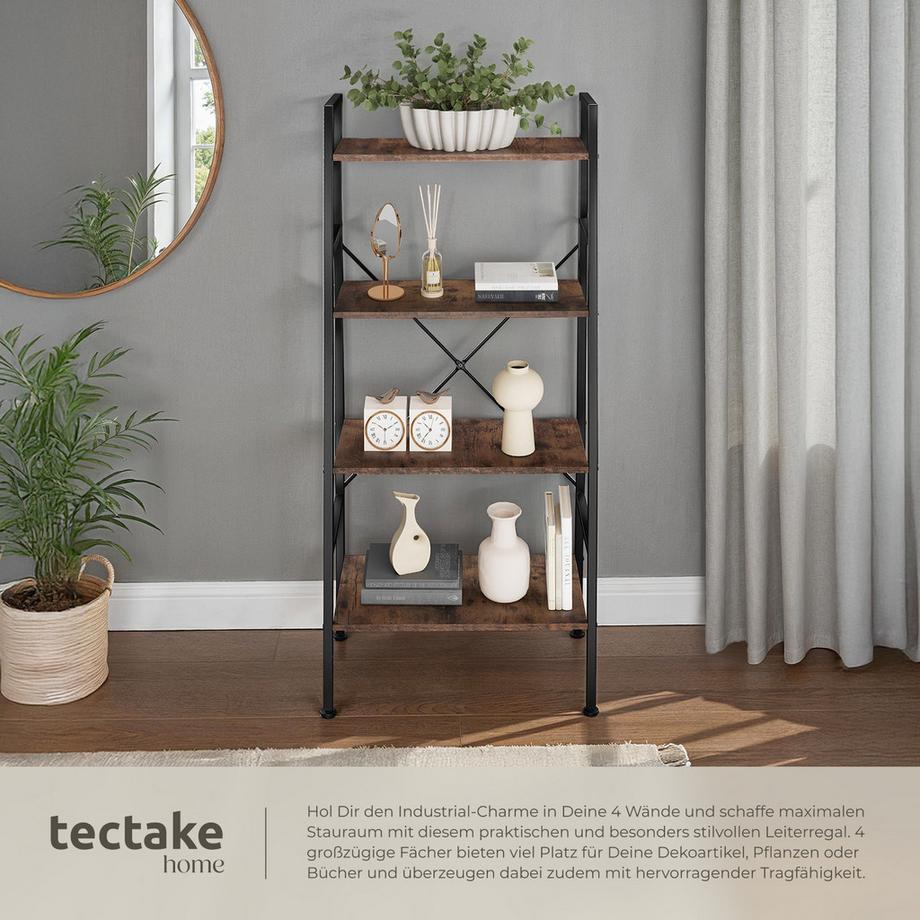 Tectake Étagère LIVERPOOL style industriel  