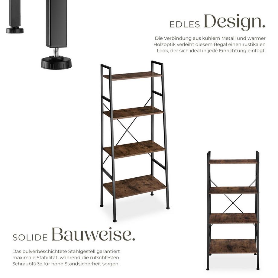 Tectake Étagère LIVERPOOL style industriel  