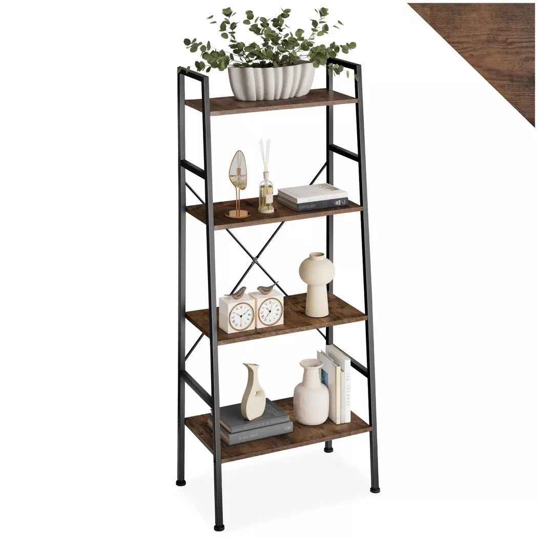 Tectake - Étagère LIVERPOOL style industriel, 36.5CM, Marron