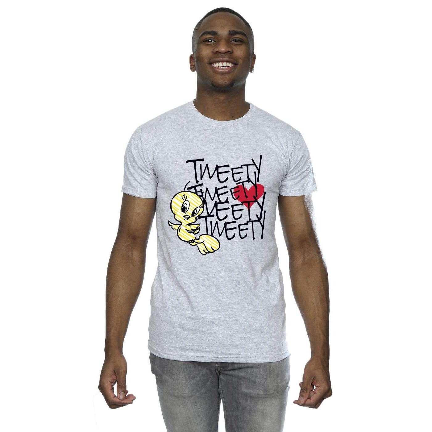 LOONEY TUNES Tweety Bird T-Shirt Imprimé Graphique  