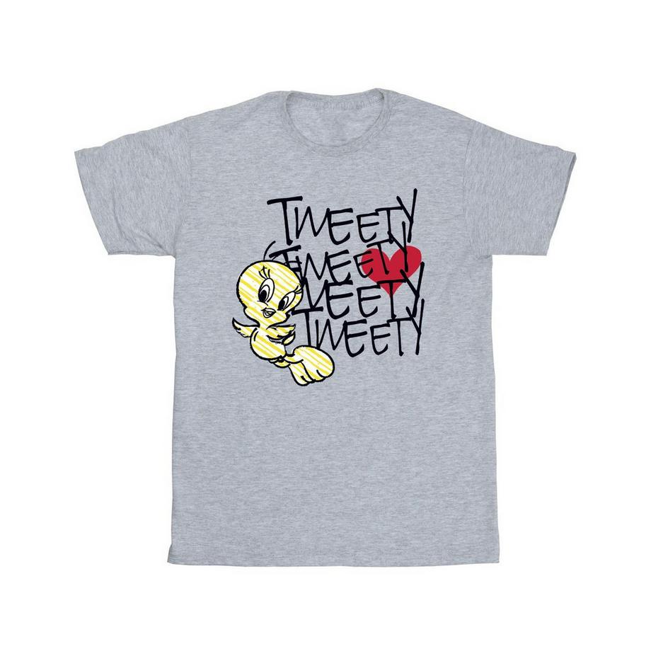 LOONEY TUNES Tweety Bird Grafikdruck T-Shirt  