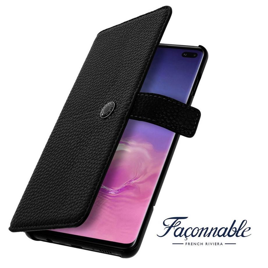 Façonnable  Façonnable Bookcover Galaxy S10+ Schwarz 