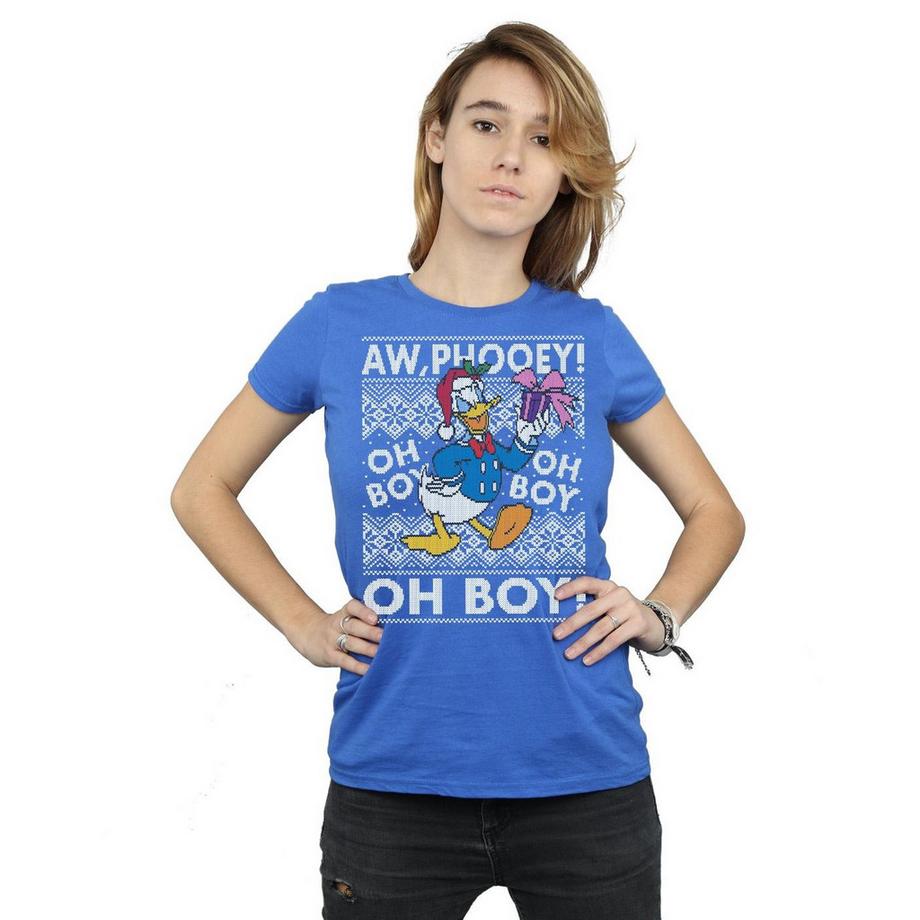 Disney Donald Duck Christmas Aw Phooey T-Shirt  