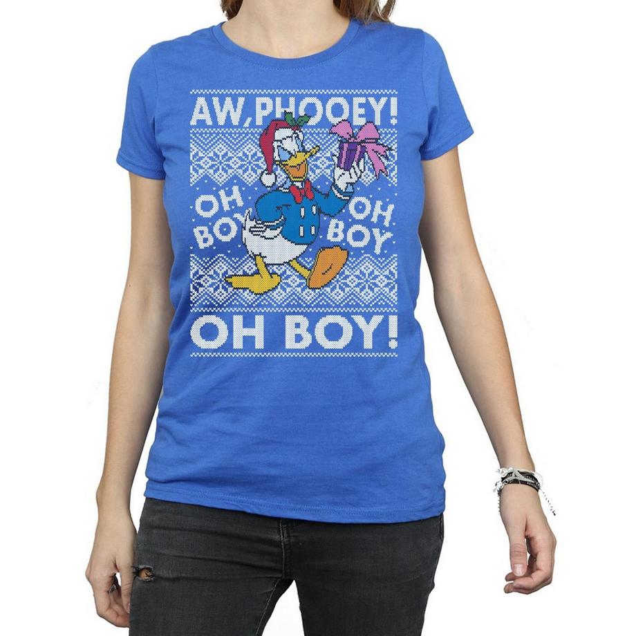 Disney Donald Duck Christmas Aw Phooey T-Shirt  