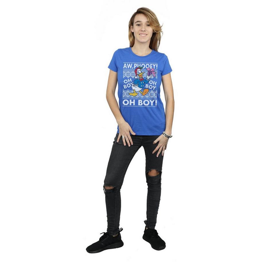 Disney Donald Duck Christmas Aw Phooey T-Shirt  
