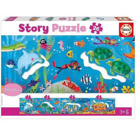 Educa  Puzzle Unterwasser Geschichten (26Teile) 