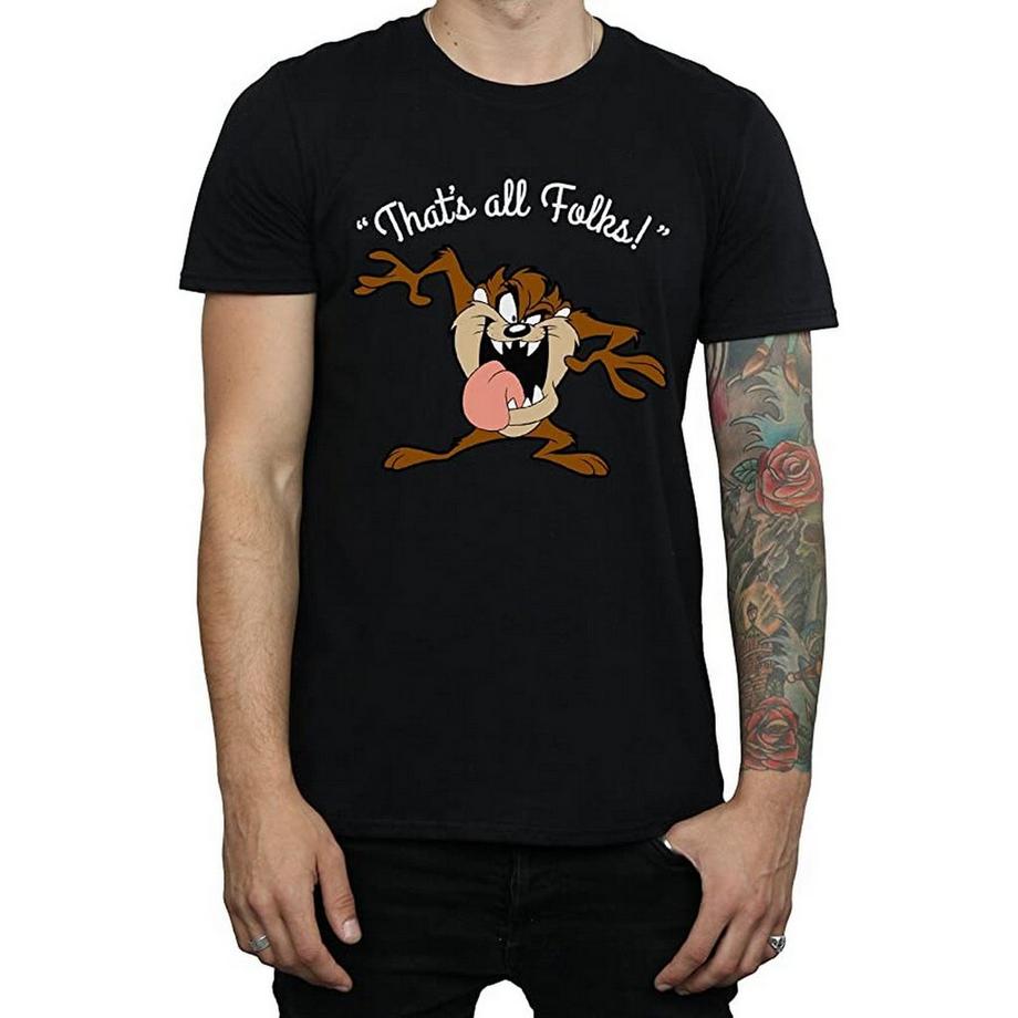 LOONEY TUNES That's All Folks Taz T-Shirt  