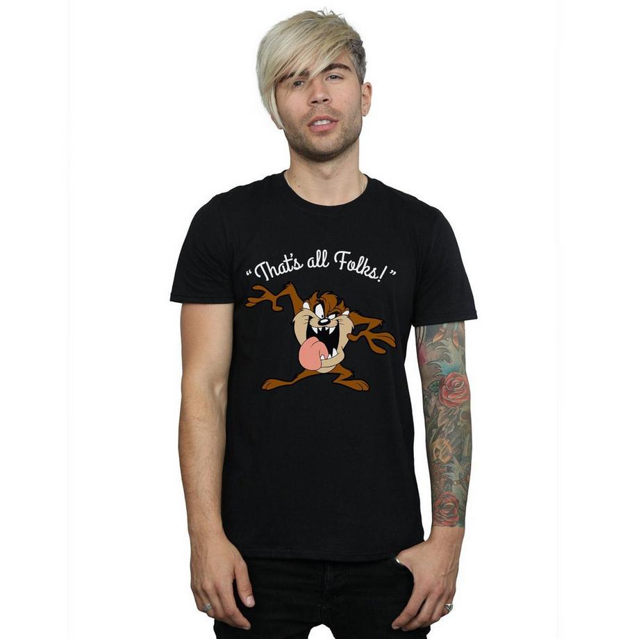 LOONEY TUNES That's All Folks Taz T-Shirt  