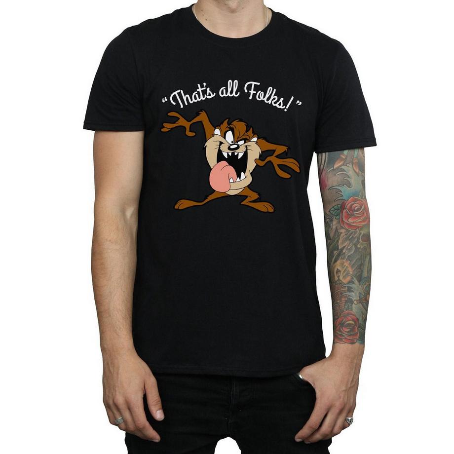 LOONEY TUNES That's All Folks Taz T-Shirt  