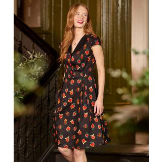 Joe Browns Abito in Raso di Cotone con Motivo a Cuori  