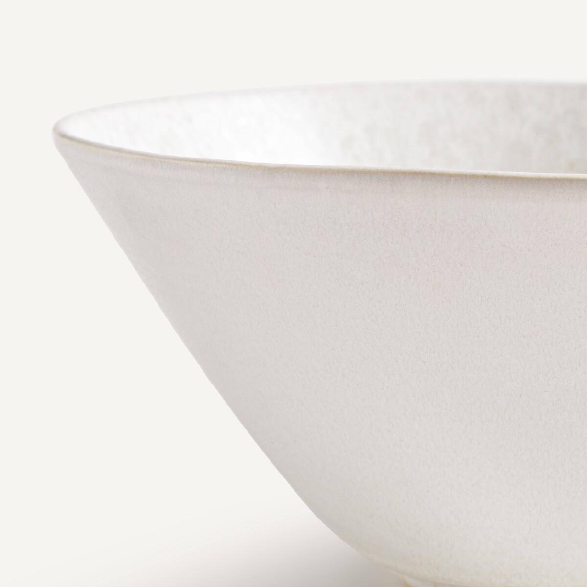 AM.PM Set aus 4 tiefen Tellern aus glasiertem Steinzeug  