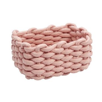 Aufbewahrungskorb Cord rosa