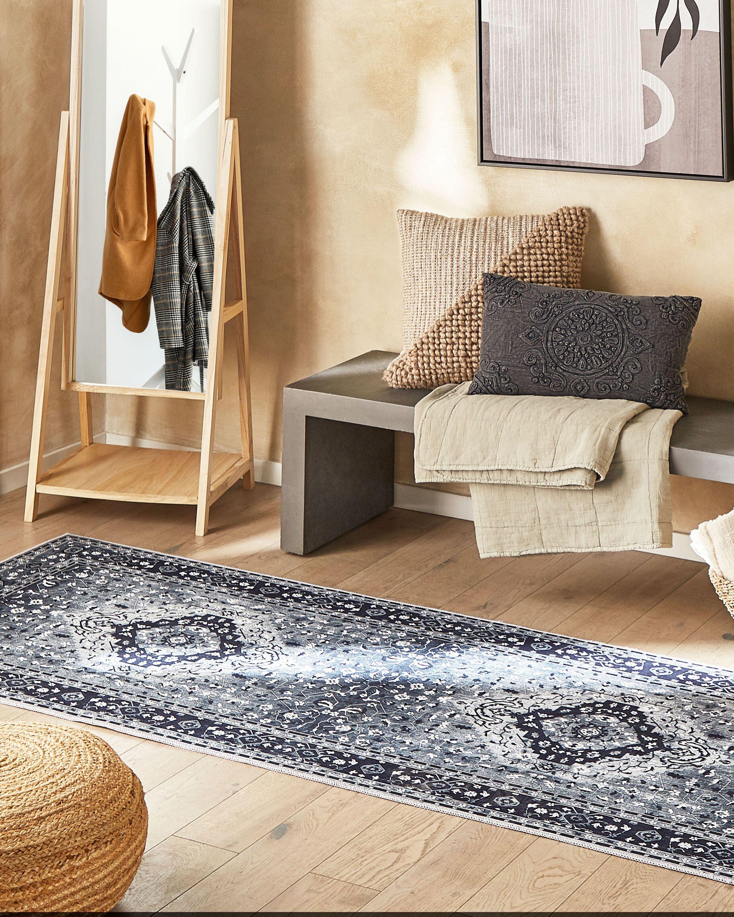 Beliani Tapis en Polyester Rétro VADKADAM  