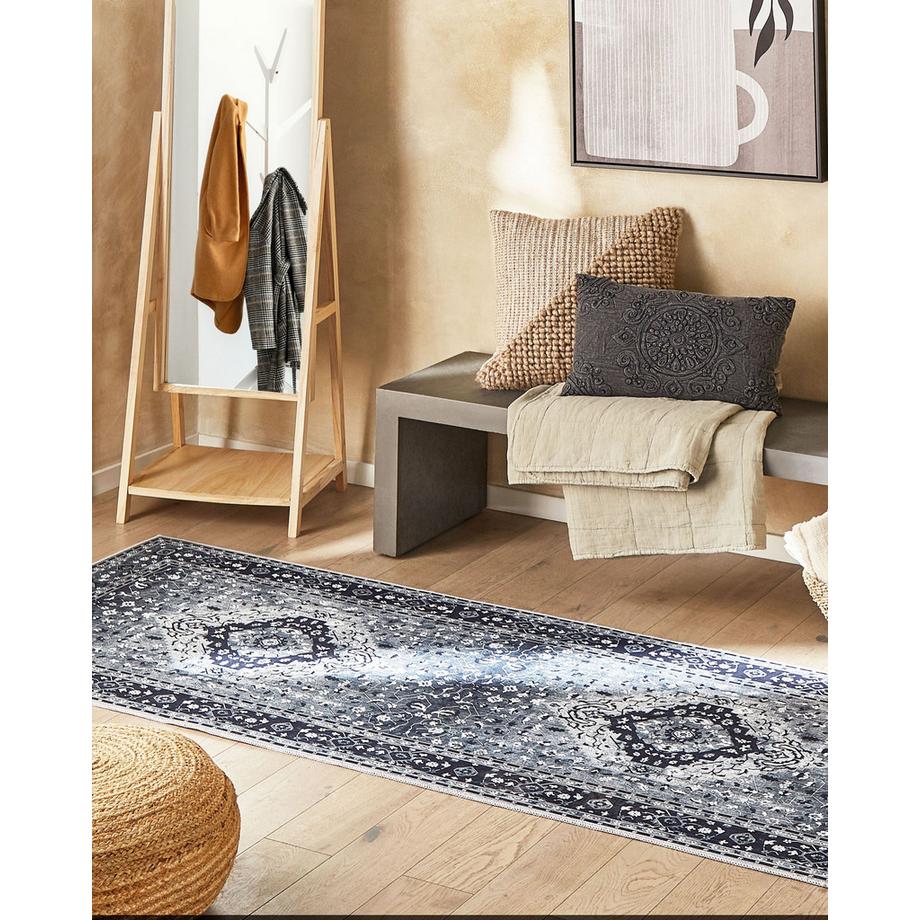 Beliani Teppich aus Polyester Retro VADKADAM  