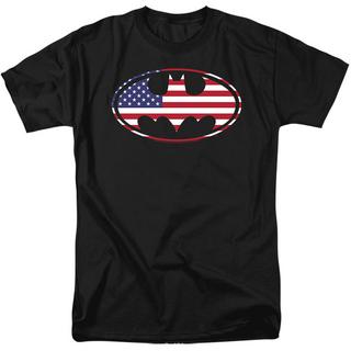 BATMAN Amerikanische Flagge Logo T-Shirt  