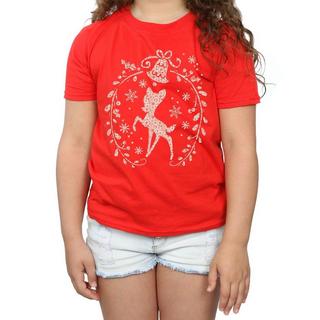 Disney  Bambi Christmas Wreath TShirt 