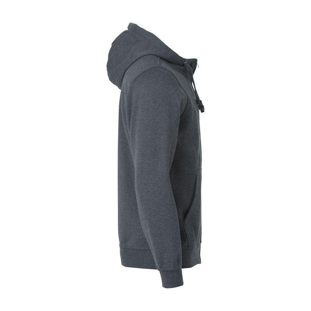 Clique  Basic Hoodie mit durchgehendem Reißverschluss 