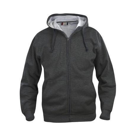 Clique Felpa con cappuccio full zip basica  