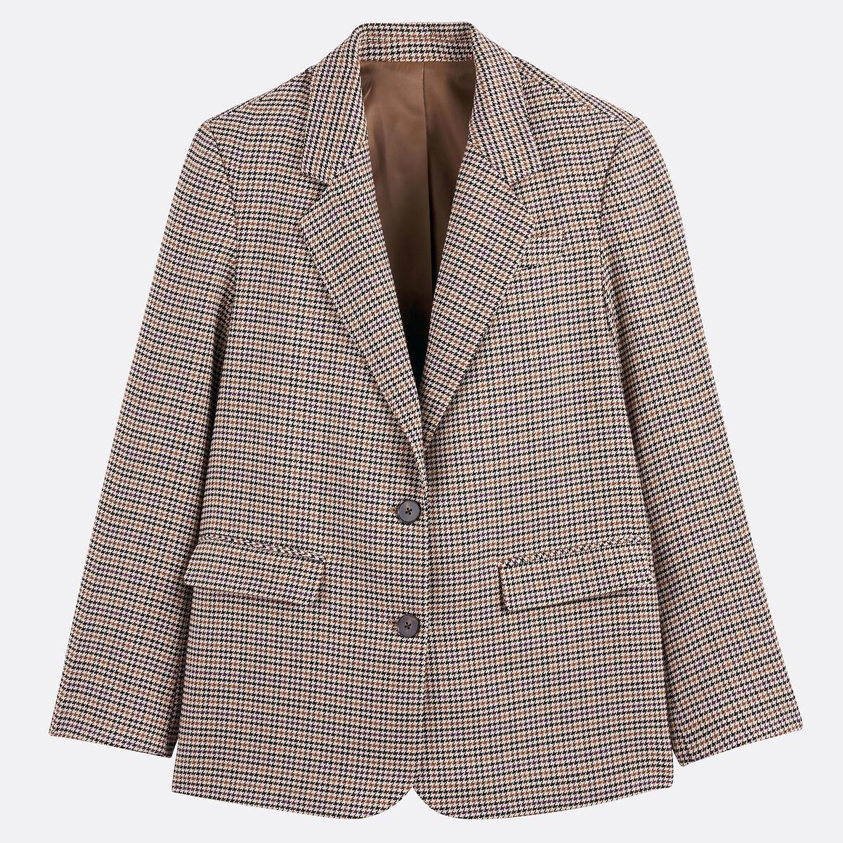 La Redoute Collections Blazer Dritto a Quadri  