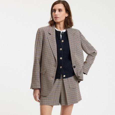 La Redoute Collections Blazer Dritto a Quadri  