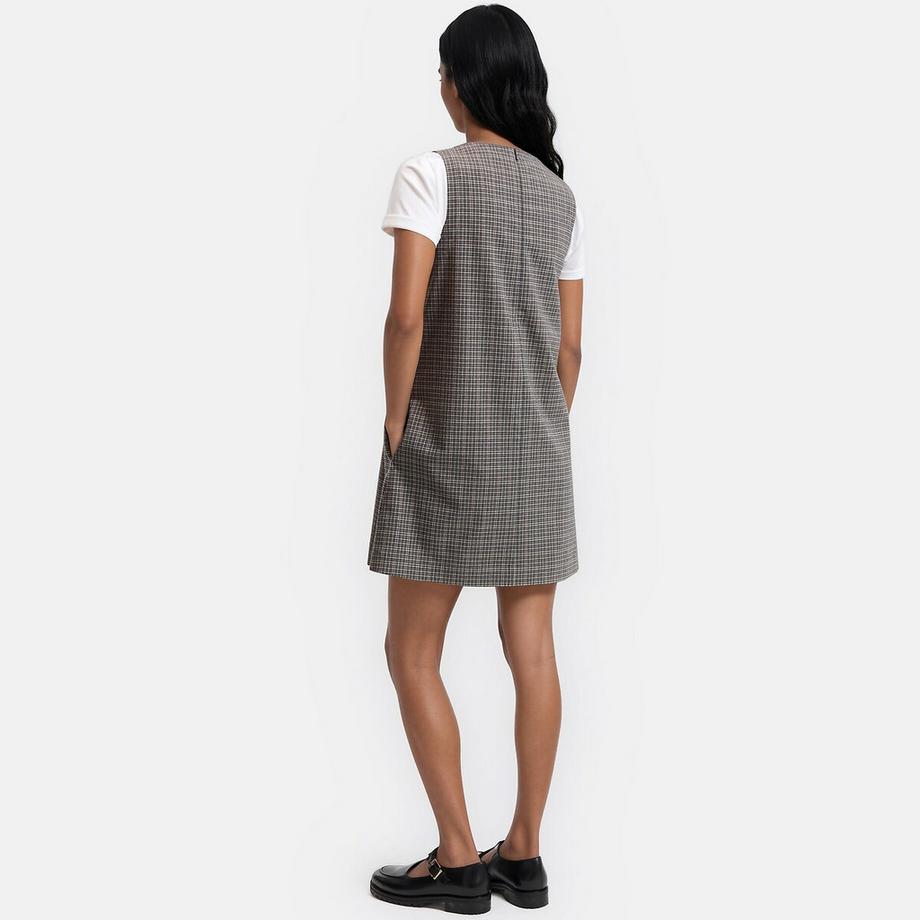 La Redoute Collections Robe courte à carreaux sans manches  