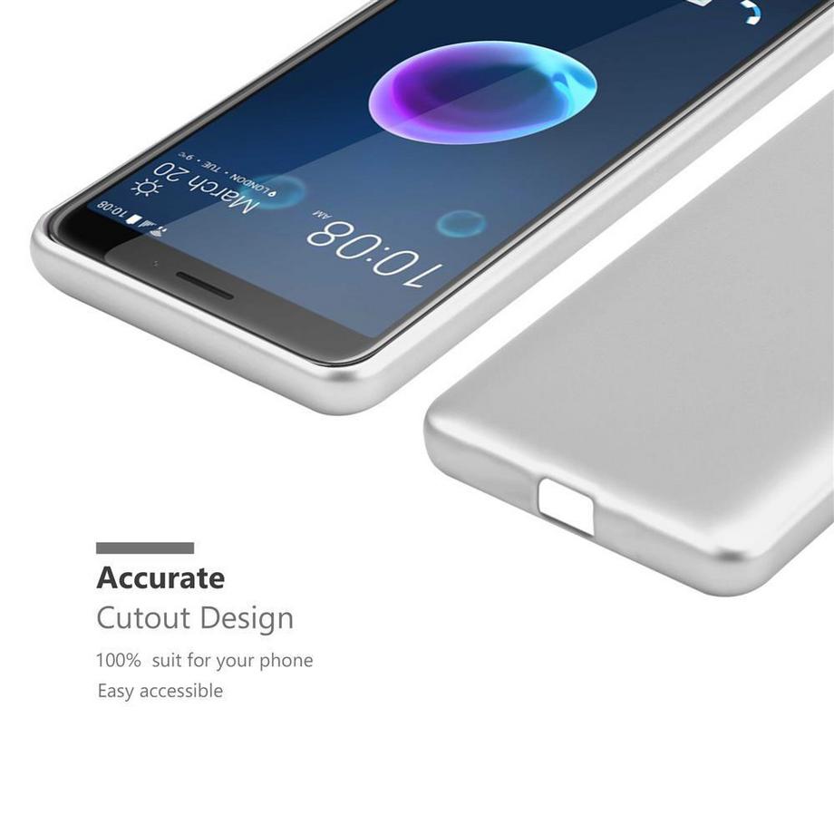 Cadorabo  Hülle für HTC Desire 12 TPU Silikon Matt 