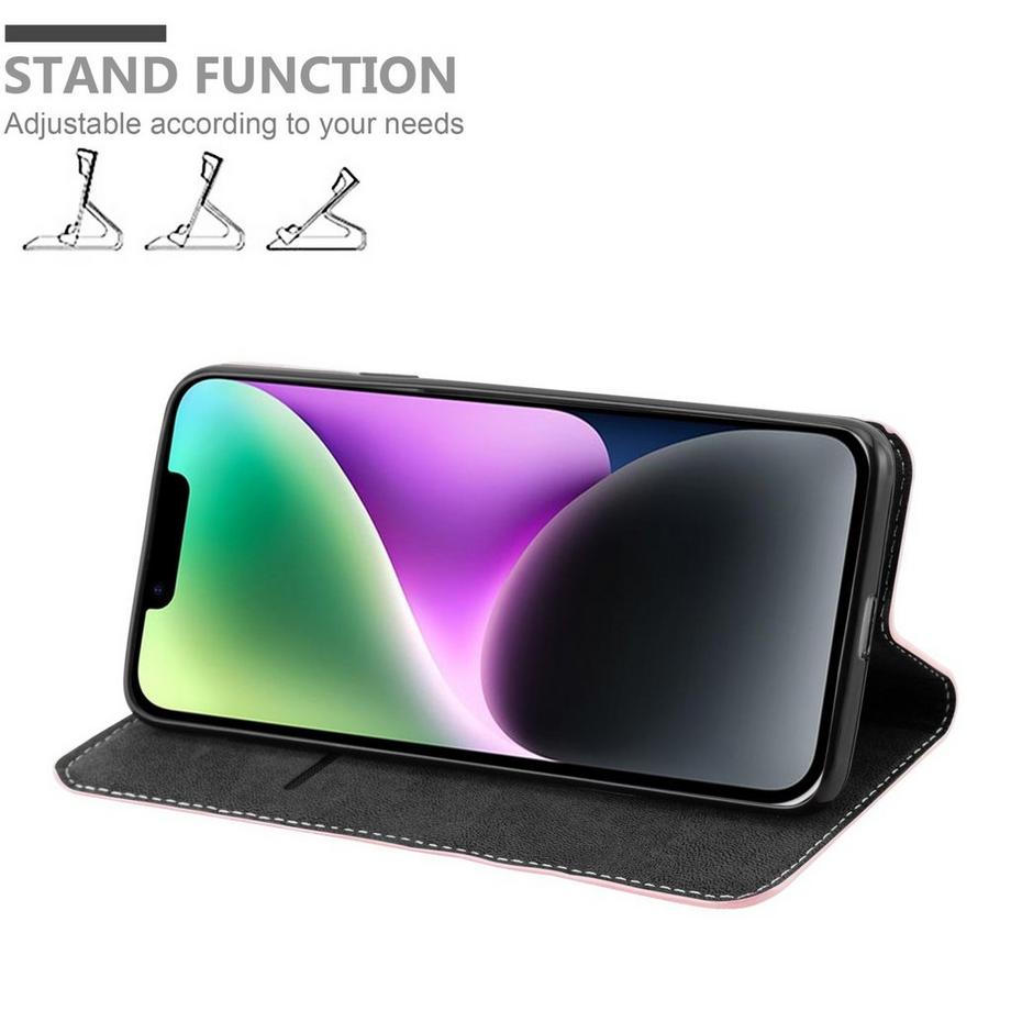 Cadorabo  Hülle für Apple iPhone 14 Magnetverschluss, Standfunktion 