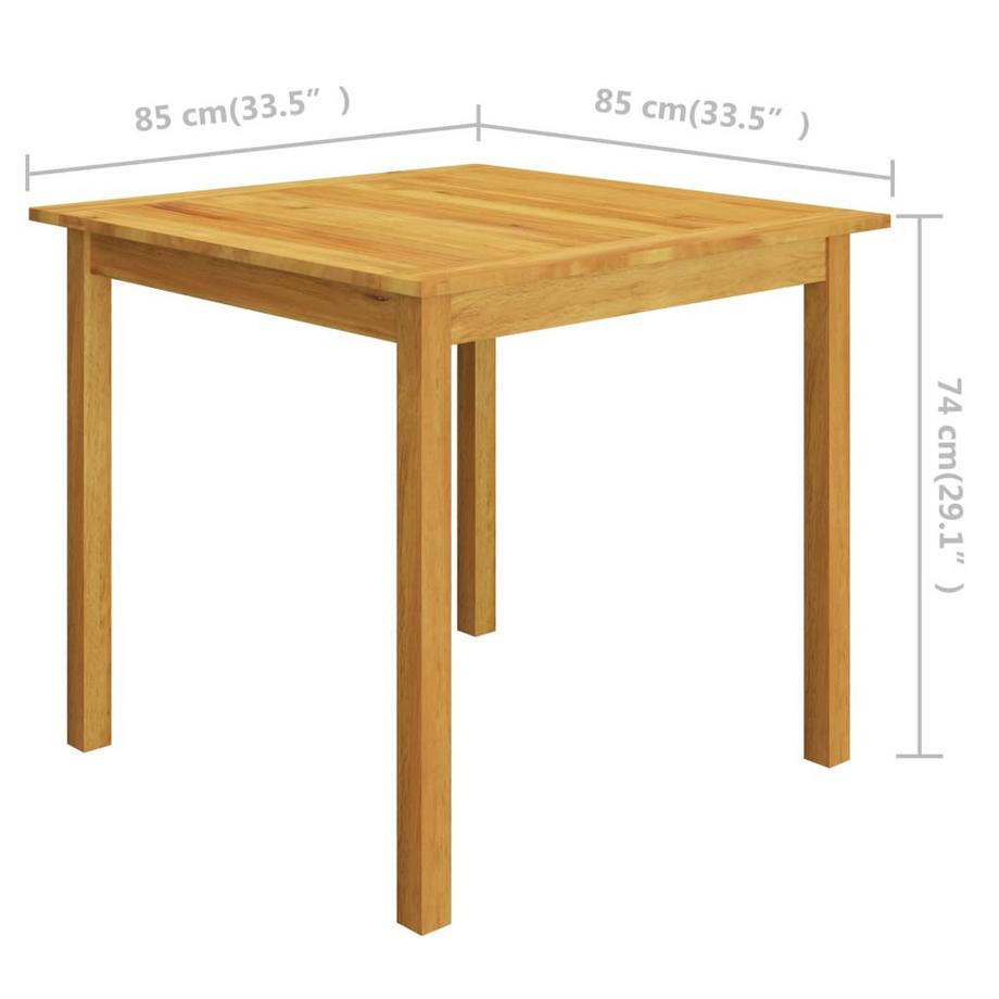 VidaXL Ensemble de salle à manger bois d'acacia  