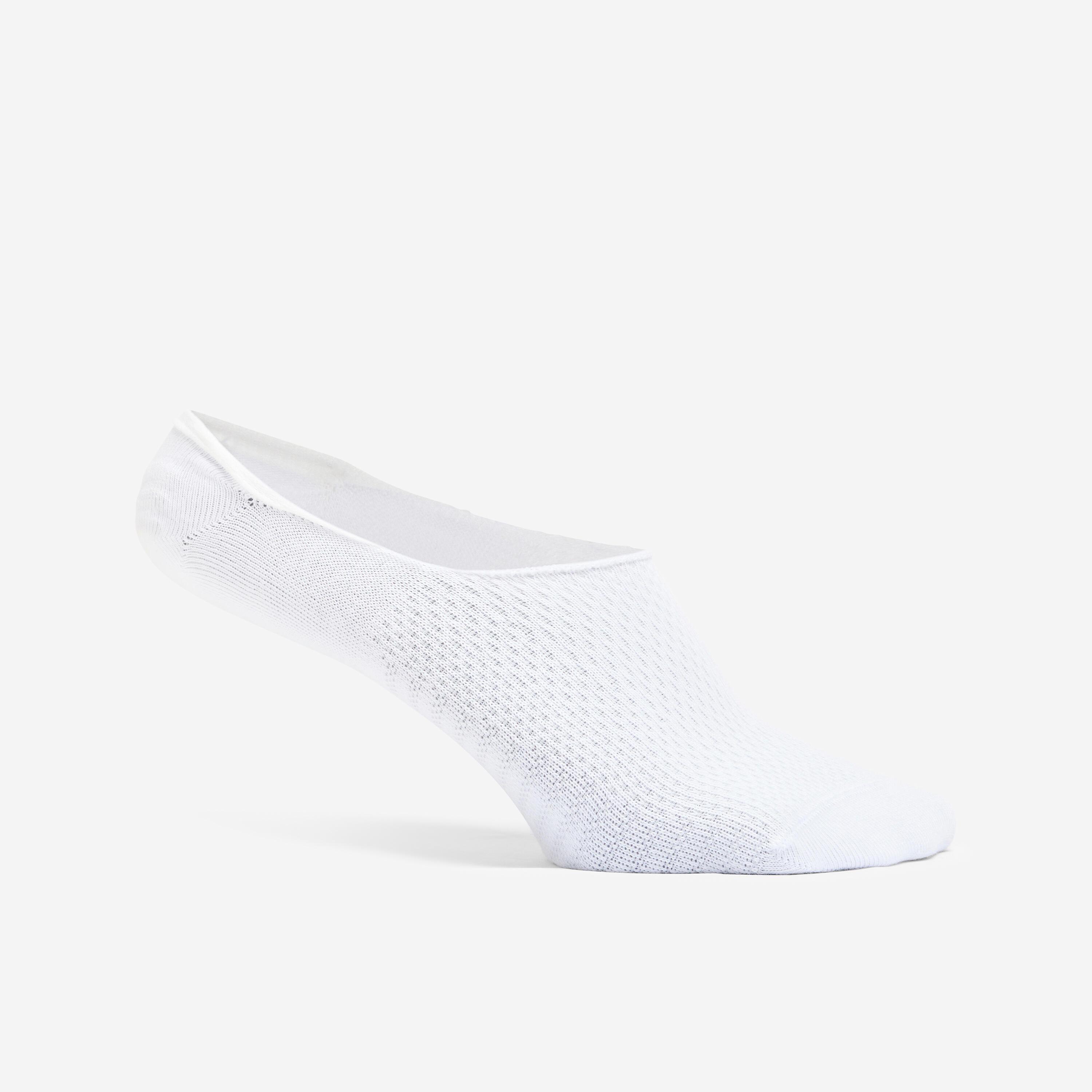 DECATHLON Calze invisibili in cotone confezione da 3  