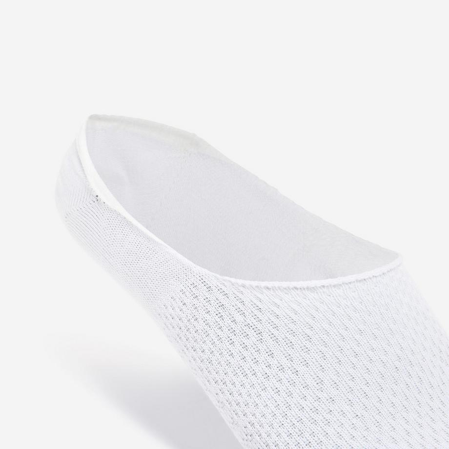 DECATHLON Chaussettes invisibles en coton lot de 3  