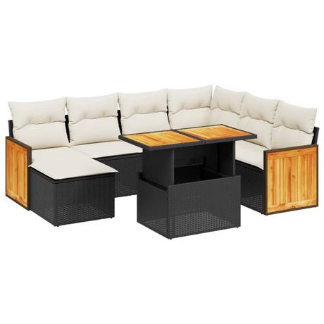 VidaXL Garten sofagarnitur poly-rattan  