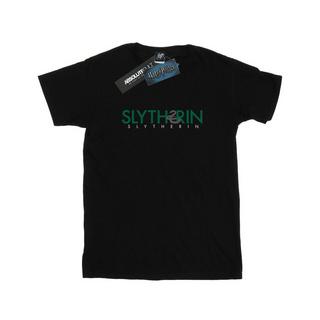 Harry Potter Slytherin T-Shirt Stampa Vestibilità Morbida  
