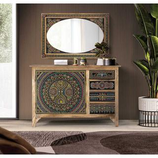 mutoni Commode en bois de manguier naturel 107x73  