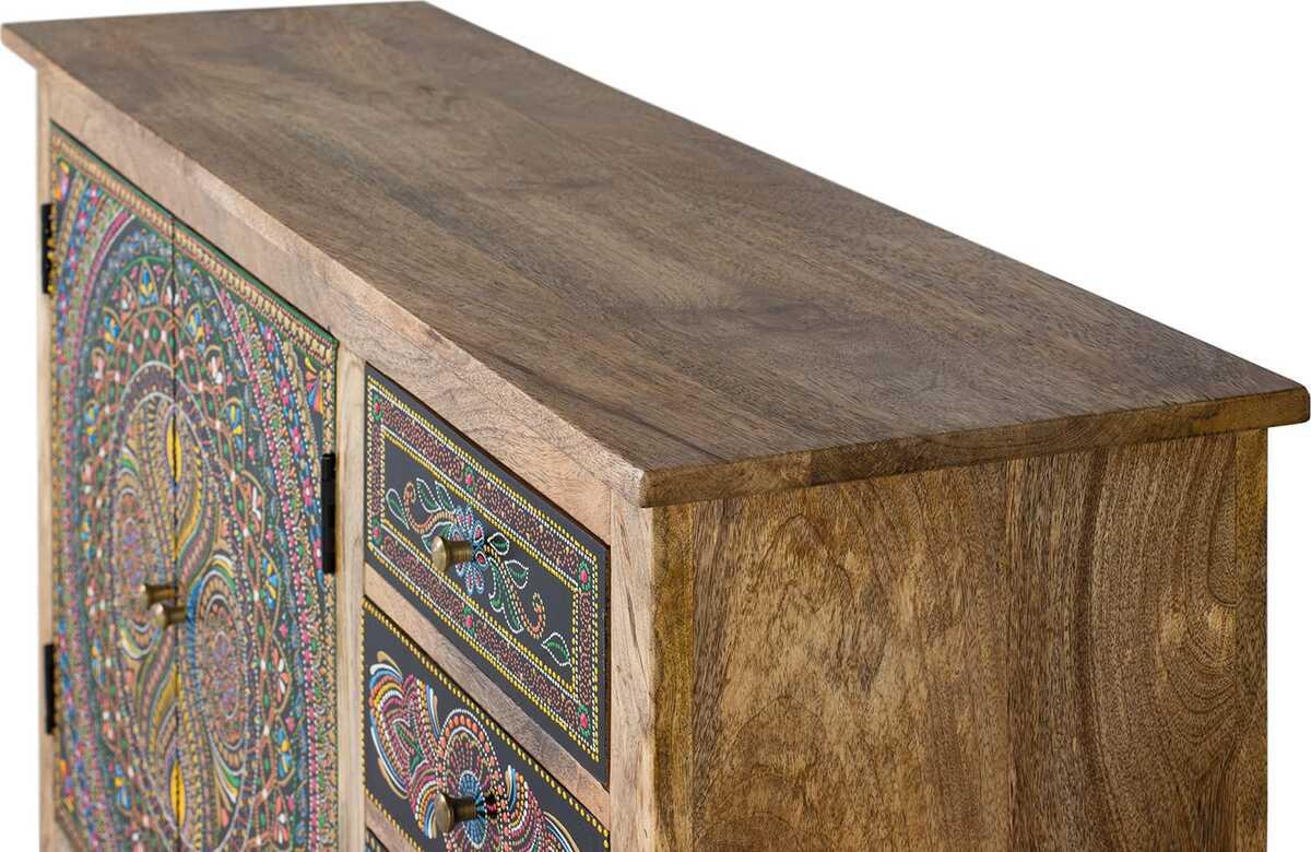 mutoni Commode en bois de manguier naturel 107x73  