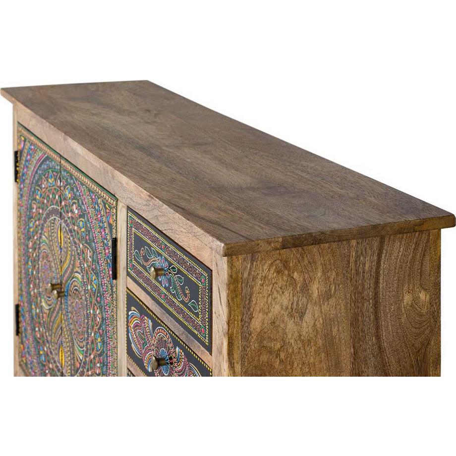 mutoni Commode en bois de manguier naturel 107x73  