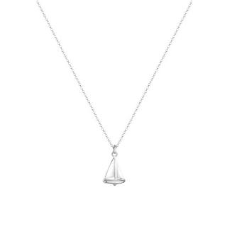 Elli  Halskette Erbskette Segelboot Anhänger Maritim 