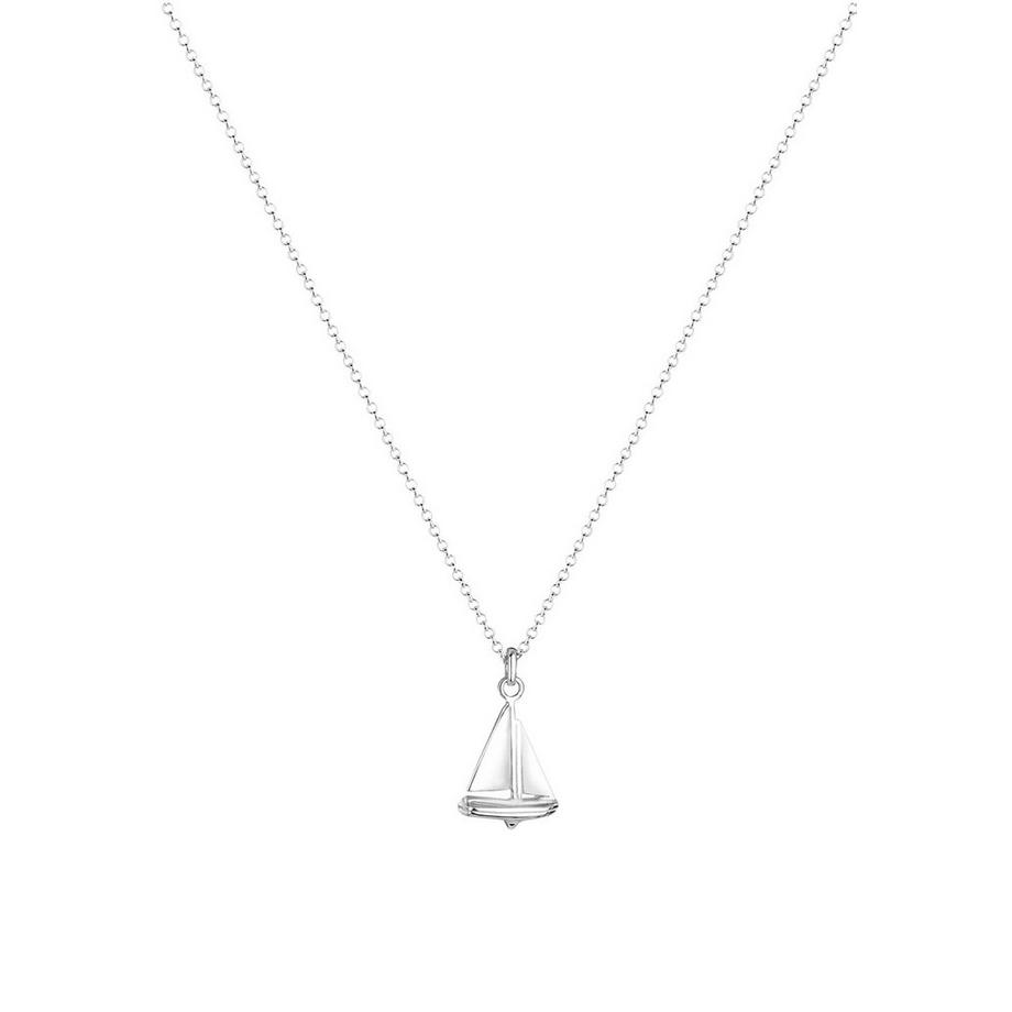 Elli  Collier Femmes Pendentif Voilier Maritime 
