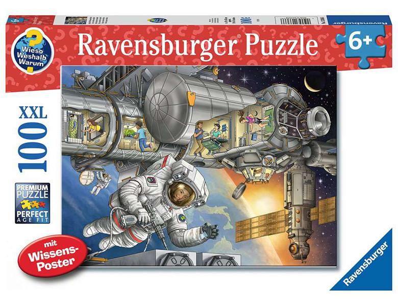 Ravensburger  Puzzle Auf der Weltraumstation (100XXL) 
