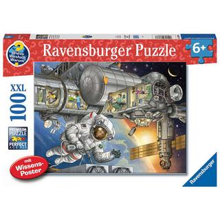 Ravensburger  Puzzle Auf der Weltraumstation (100XXL) 