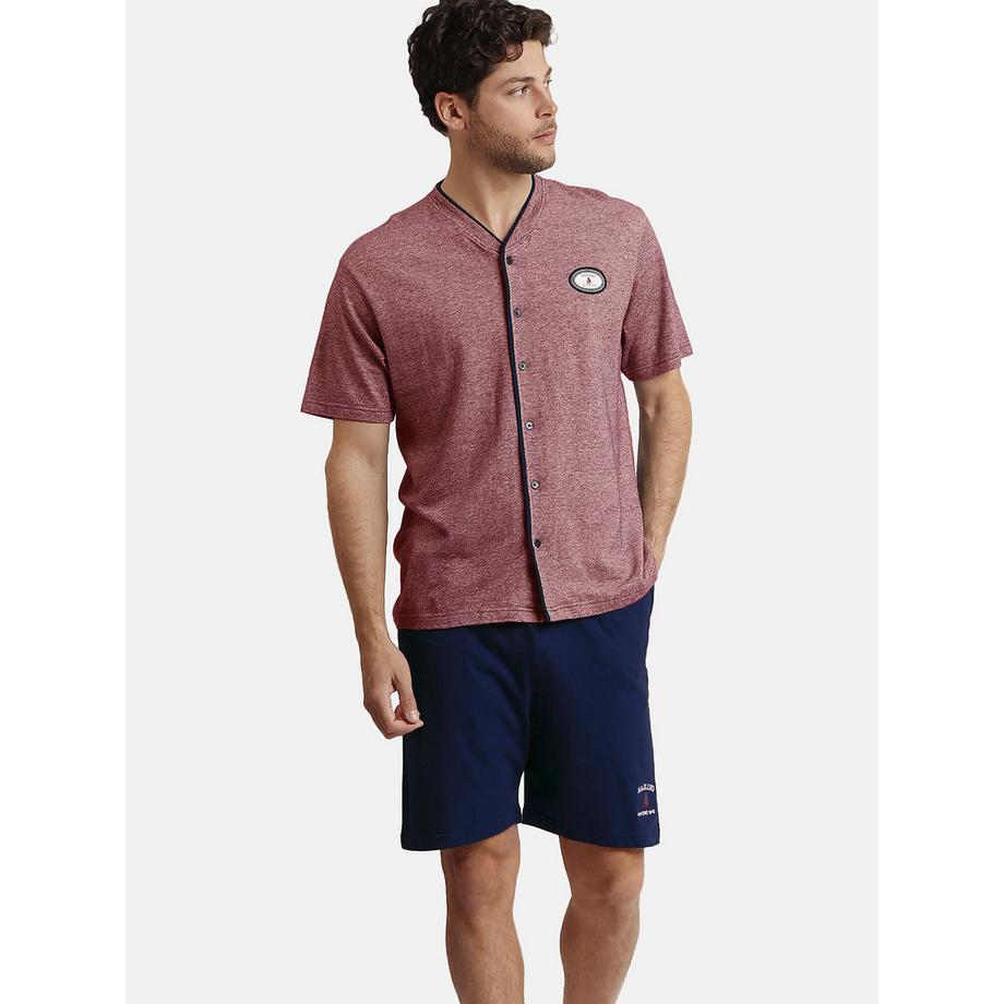 Admas Sailing Pyjama Shorts Shirt  