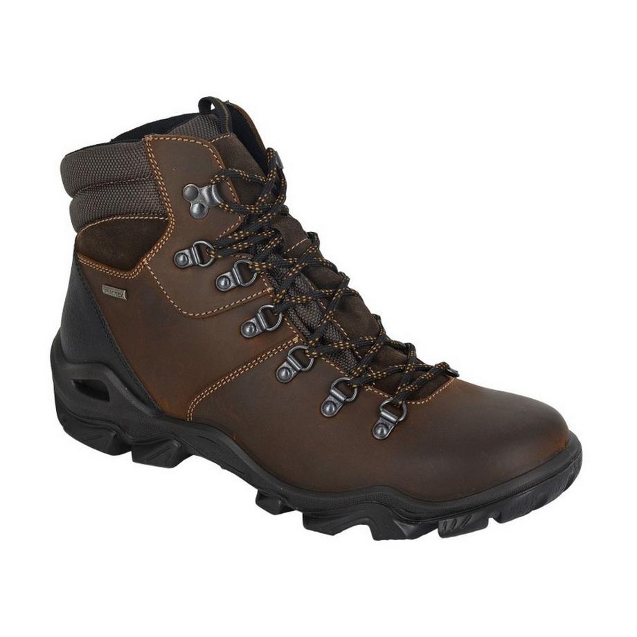 Wanderstiefel, Gewachstes Leder