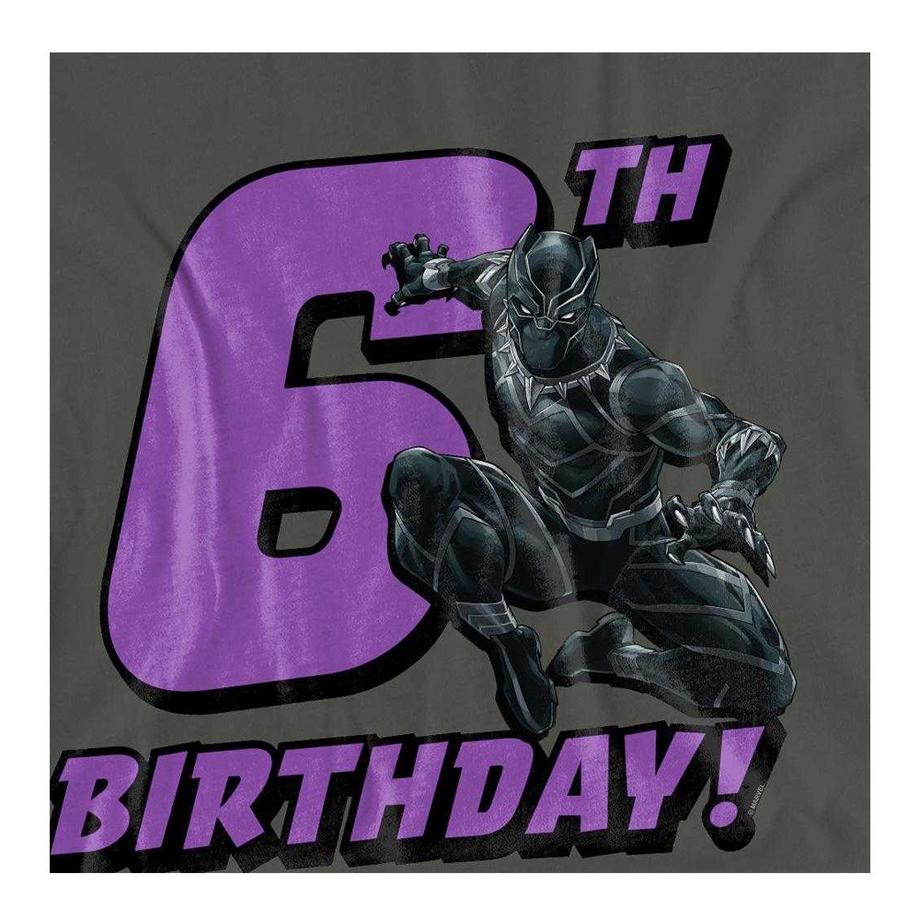 Black Panther  T-Shirt6ème Anniversaire 