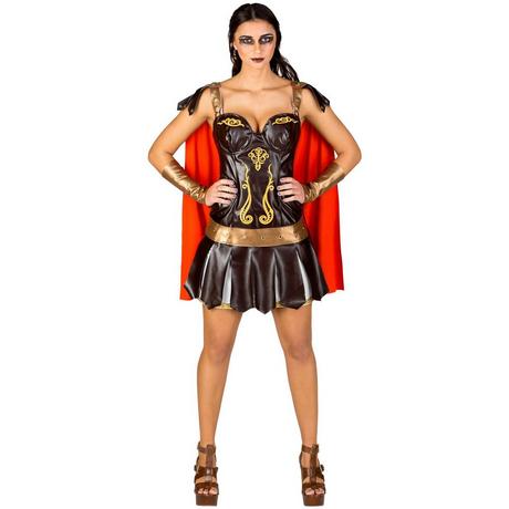 Tectake  Costume de gladiatrice sexy pour femme 